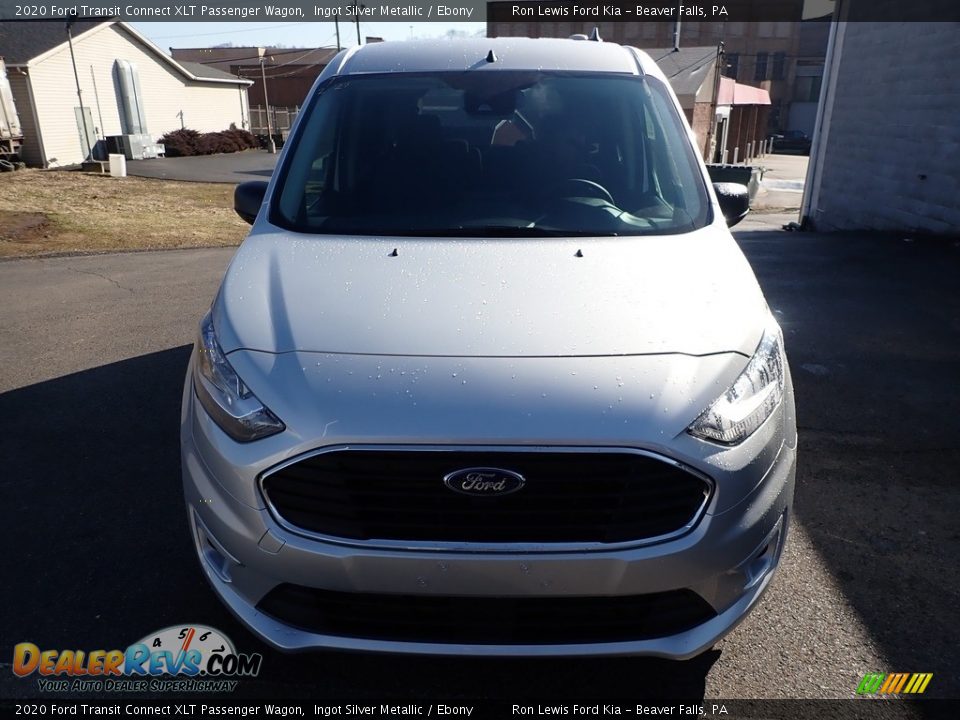 2020 Ford Transit Connect XLT Passenger Wagon Ingot Silver Metallic / Ebony Photo #8