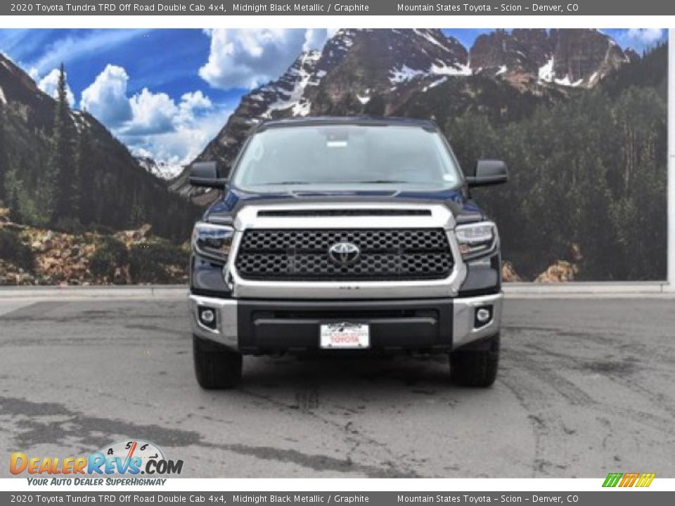2020 Toyota Tundra TRD Off Road Double Cab 4x4 Midnight Black Metallic / Graphite Photo #2