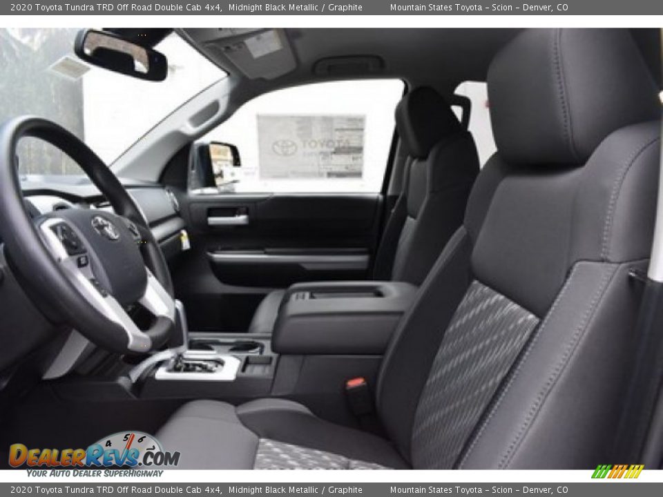 2020 Toyota Tundra TRD Off Road Double Cab 4x4 Midnight Black Metallic / Graphite Photo #6