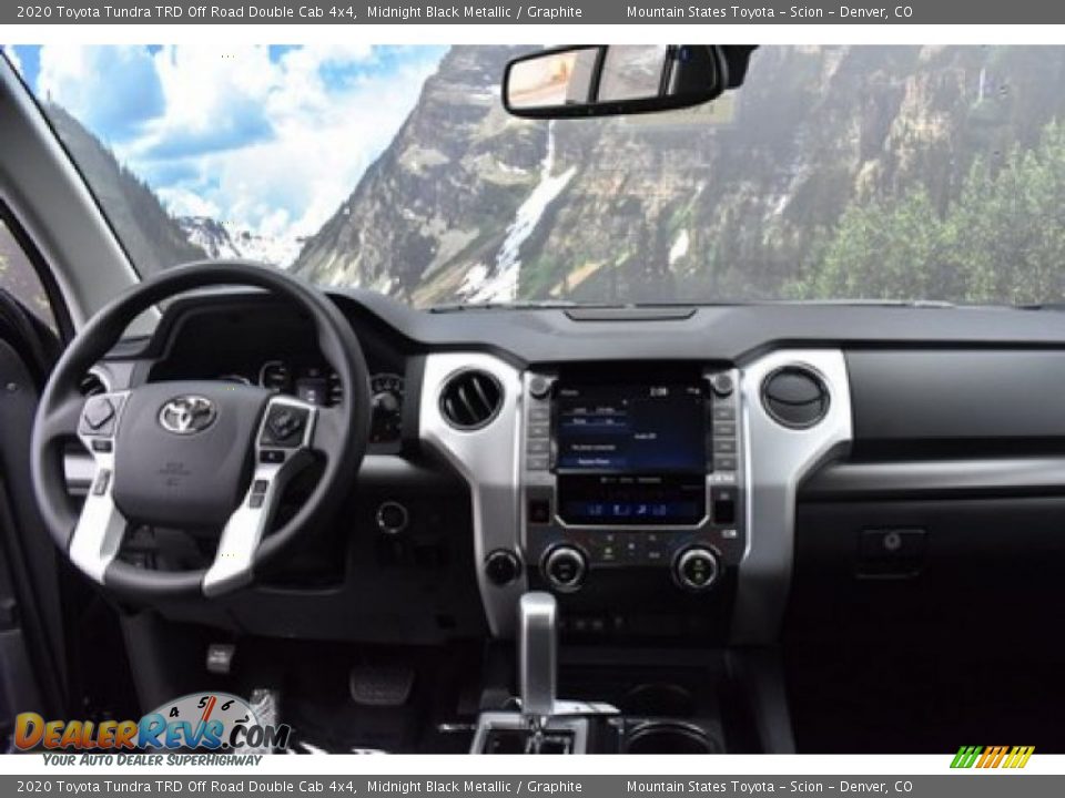 2020 Toyota Tundra TRD Off Road Double Cab 4x4 Midnight Black Metallic / Graphite Photo #7