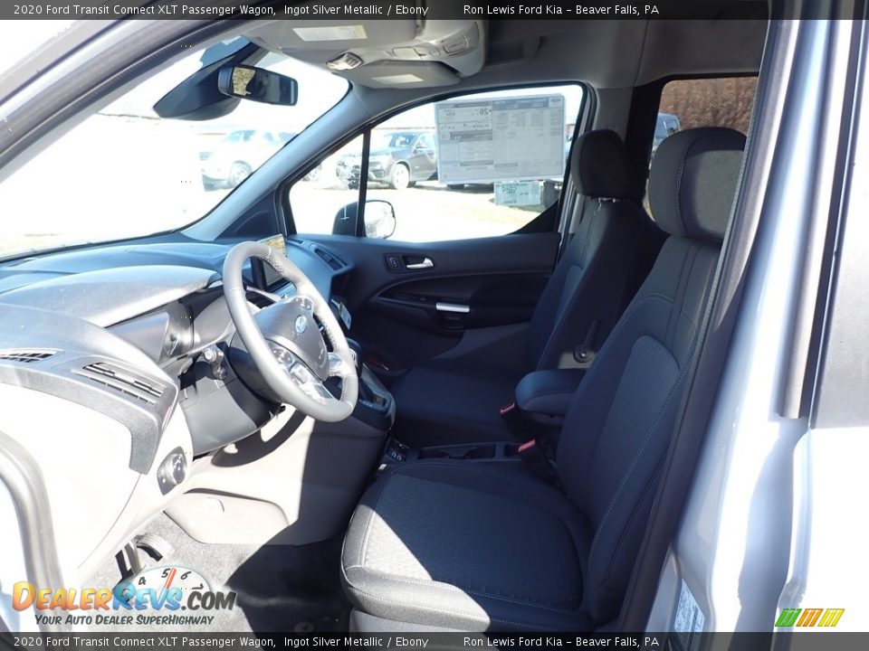 2020 Ford Transit Connect XLT Passenger Wagon Ingot Silver Metallic / Ebony Photo #13