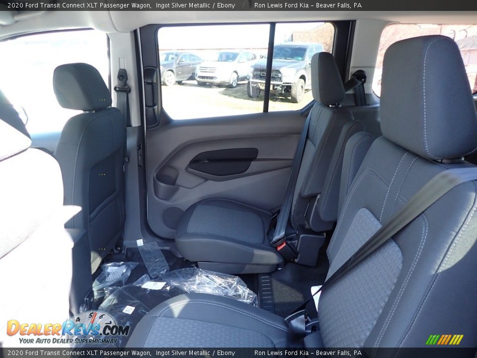 2020 Ford Transit Connect XLT Passenger Wagon Ingot Silver Metallic / Ebony Photo #14