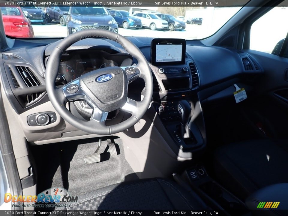 2020 Ford Transit Connect XLT Passenger Wagon Ingot Silver Metallic / Ebony Photo #16