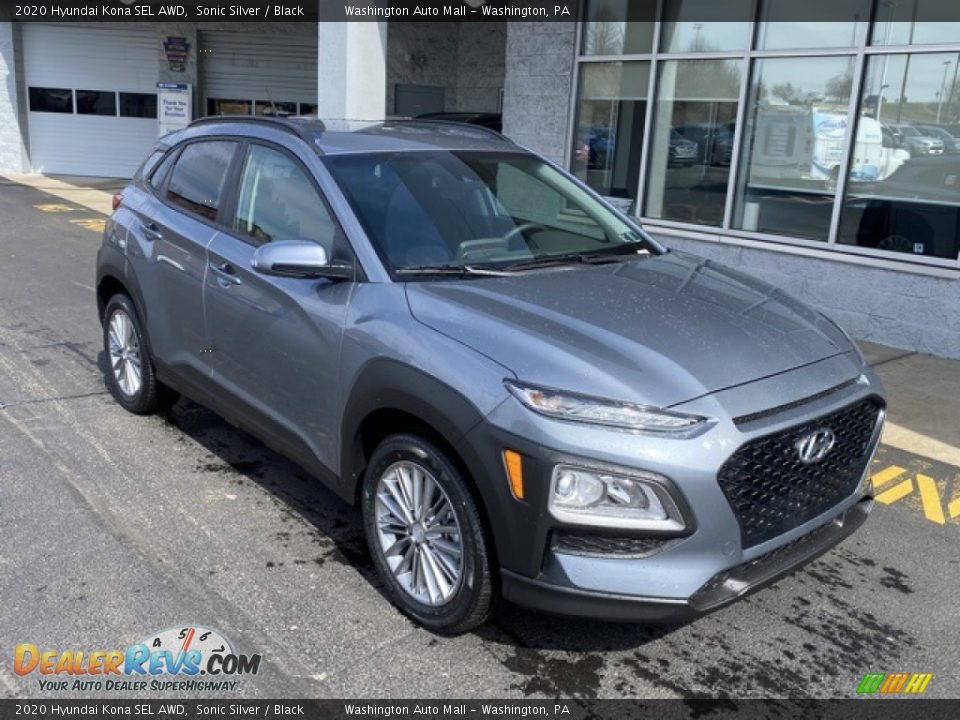 2020 Hyundai Kona SEL AWD Sonic Silver / Black Photo #1