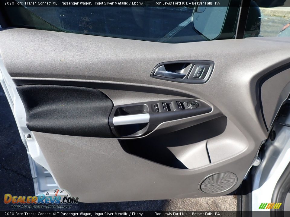 2020 Ford Transit Connect XLT Passenger Wagon Ingot Silver Metallic / Ebony Photo #17