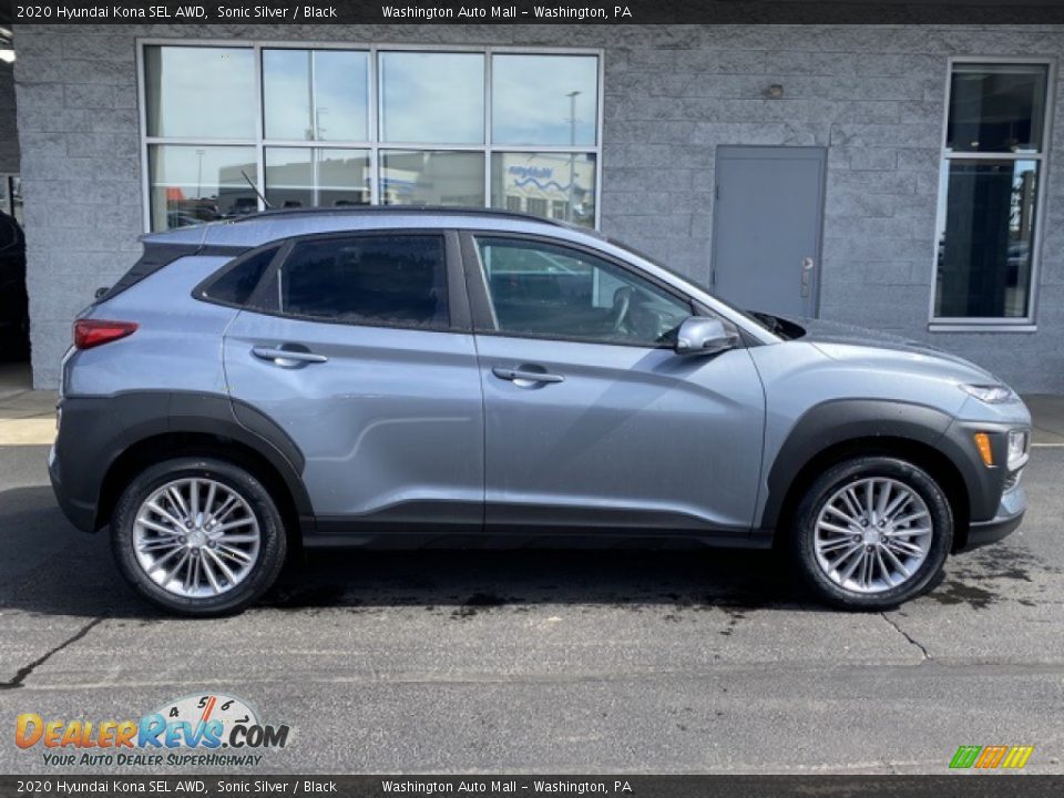 2020 Hyundai Kona SEL AWD Sonic Silver / Black Photo #2