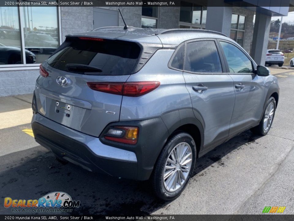 2020 Hyundai Kona SEL AWD Sonic Silver / Black Photo #3