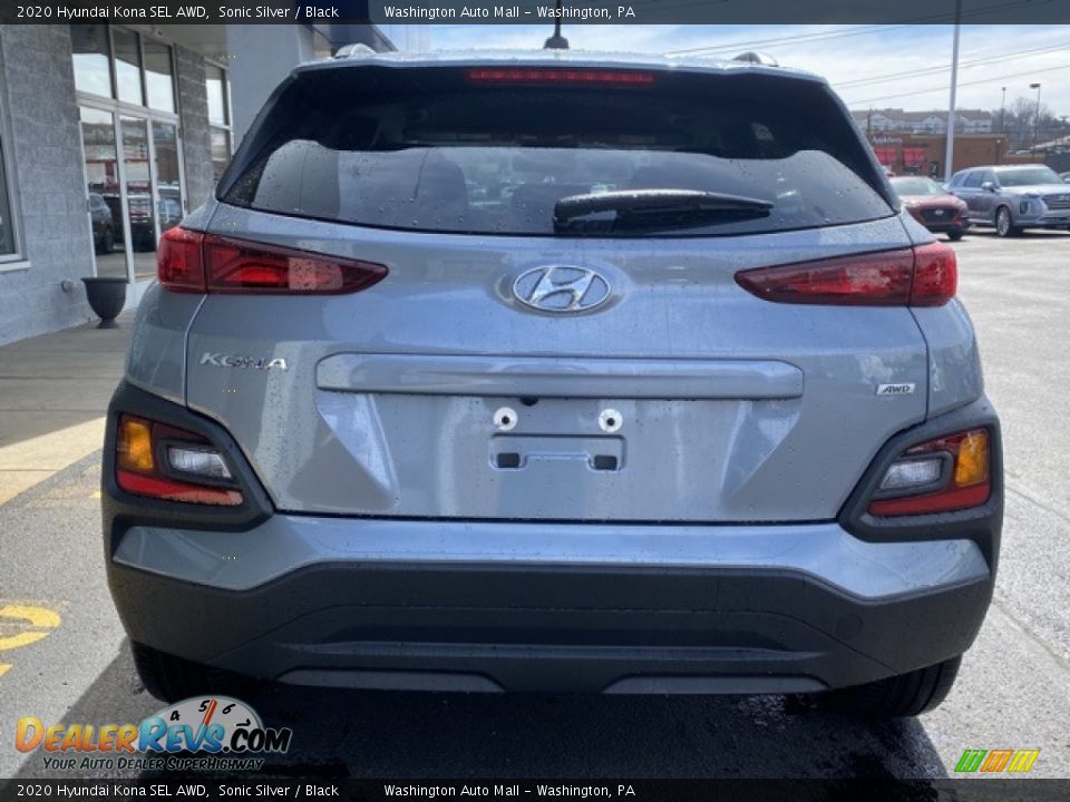 2020 Hyundai Kona SEL AWD Sonic Silver / Black Photo #4