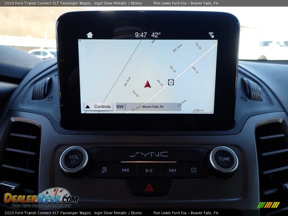 2020 Ford Transit Connect XLT Passenger Wagon Ingot Silver Metallic / Ebony Photo #20