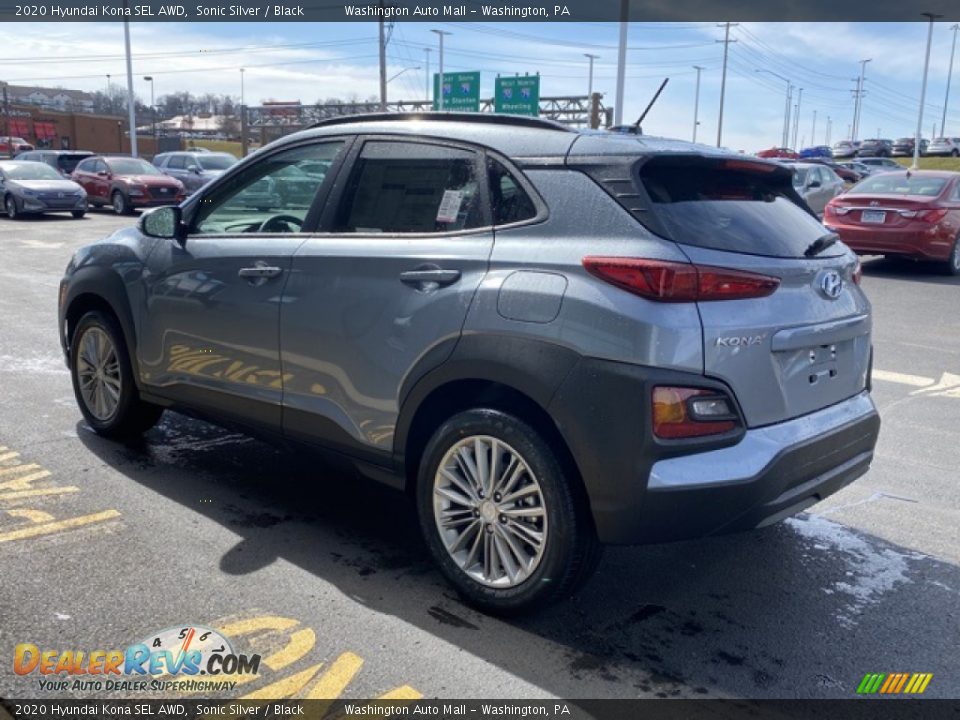 2020 Hyundai Kona SEL AWD Sonic Silver / Black Photo #5