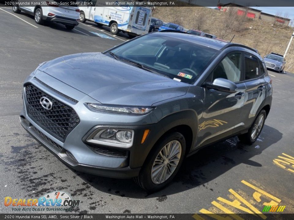 2020 Hyundai Kona SEL AWD Sonic Silver / Black Photo #6