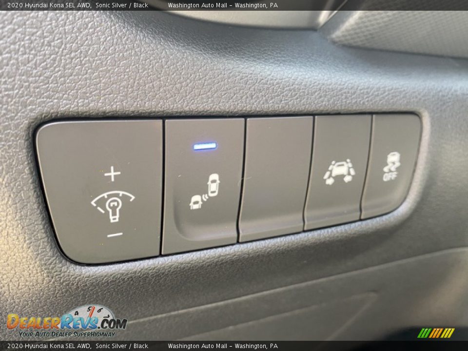 2020 Hyundai Kona SEL AWD Sonic Silver / Black Photo #11