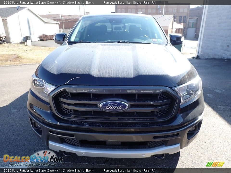 2020 Ford Ranger Lariat SuperCrew 4x4 Shadow Black / Ebony Photo #7