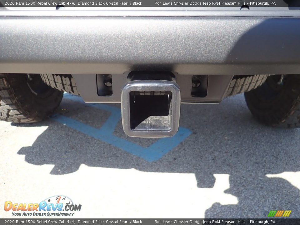 2020 Ram 1500 Rebel Crew Cab 4x4 Diamond Black Crystal Pearl / Black Photo #9