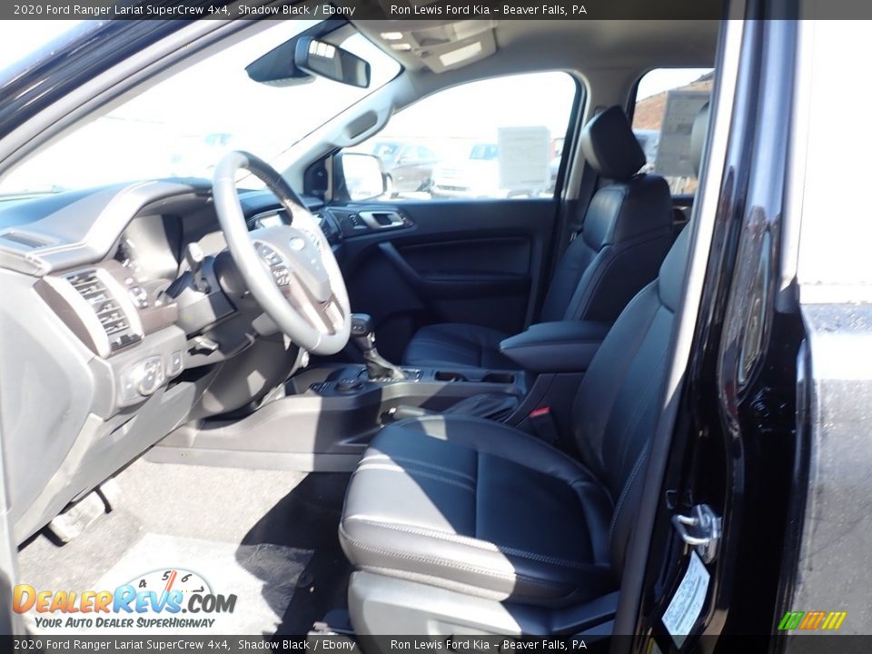 2020 Ford Ranger Lariat SuperCrew 4x4 Shadow Black / Ebony Photo #11