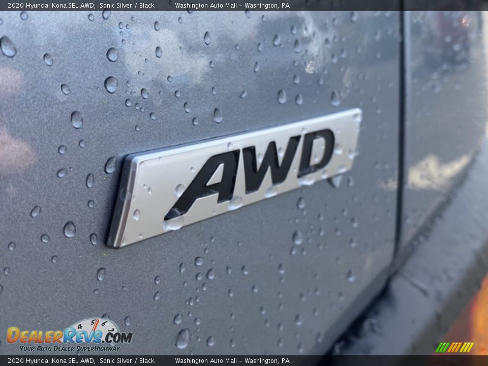 2020 Hyundai Kona SEL AWD Sonic Silver / Black Photo #20