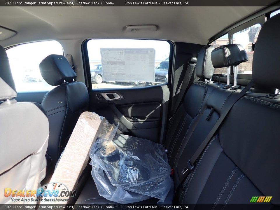 2020 Ford Ranger Lariat SuperCrew 4x4 Shadow Black / Ebony Photo #12