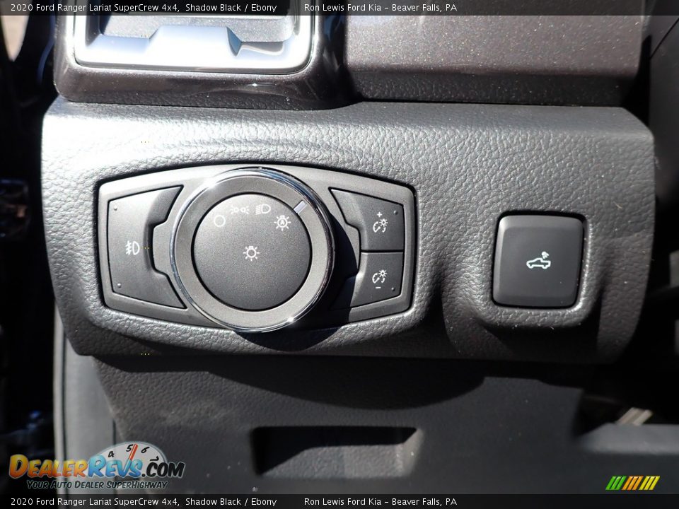 2020 Ford Ranger Lariat SuperCrew 4x4 Shadow Black / Ebony Photo #15