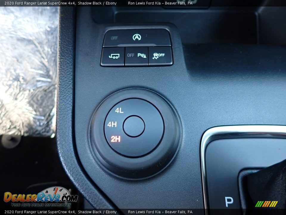 2020 Ford Ranger Lariat SuperCrew 4x4 Shadow Black / Ebony Photo #17