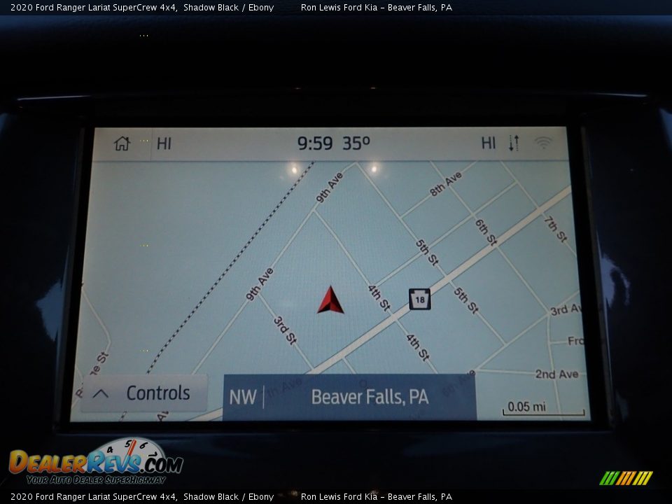 2020 Ford Ranger Lariat SuperCrew 4x4 Shadow Black / Ebony Photo #18