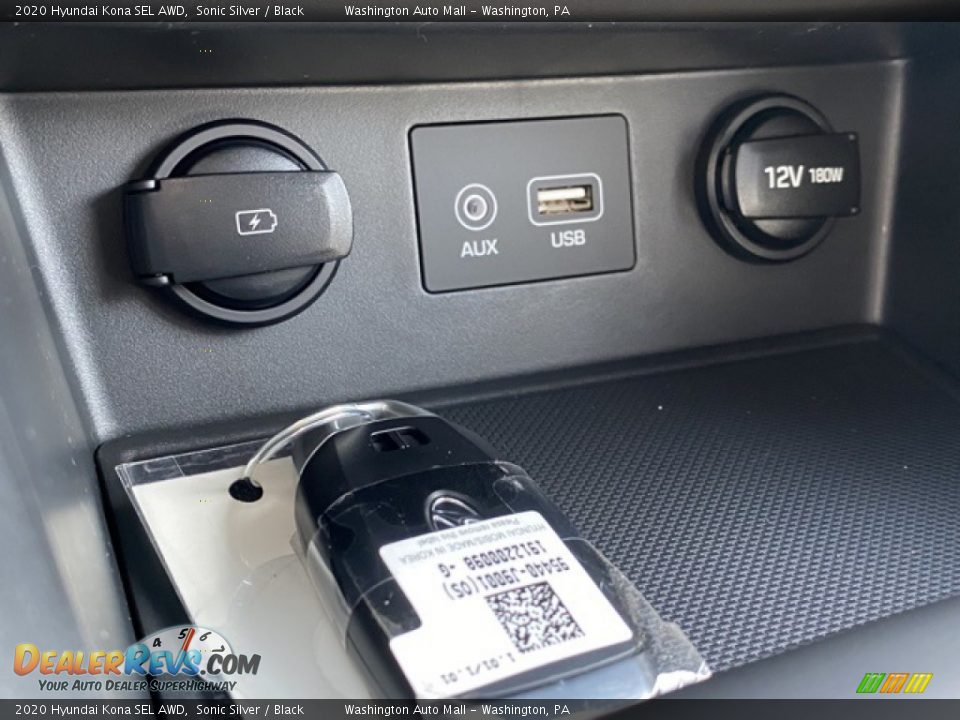 2020 Hyundai Kona SEL AWD Sonic Silver / Black Photo #29