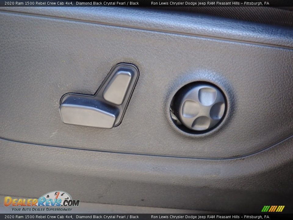 2020 Ram 1500 Rebel Crew Cab 4x4 Diamond Black Crystal Pearl / Black Photo #20