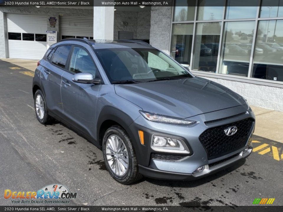 2020 Hyundai Kona SEL AWD Sonic Silver / Black Photo #1