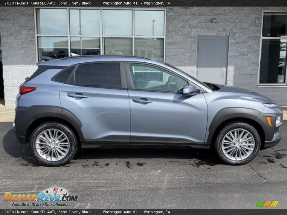 2020 Hyundai Kona SEL AWD Sonic Silver / Black Photo #2