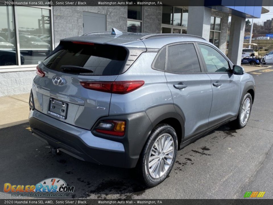 2020 Hyundai Kona SEL AWD Sonic Silver / Black Photo #3