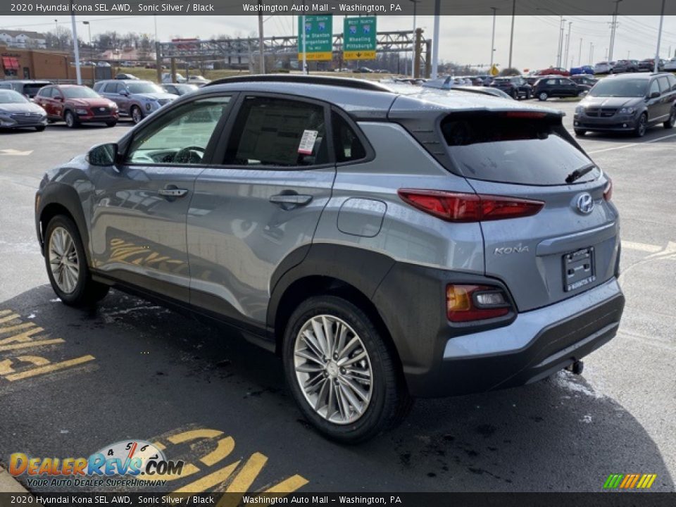2020 Hyundai Kona SEL AWD Sonic Silver / Black Photo #5