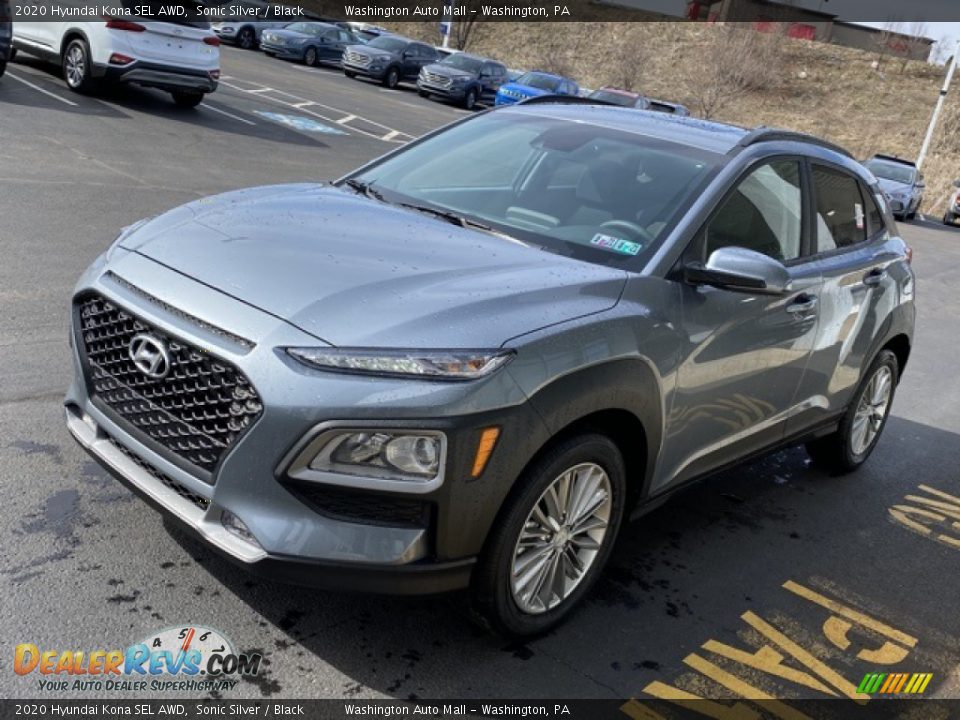 2020 Hyundai Kona SEL AWD Sonic Silver / Black Photo #6
