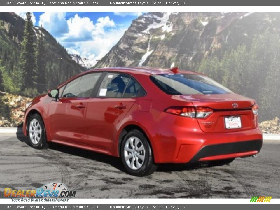 2020 Toyota Corolla LE Barcelona Red Metallic / Black Photo #3