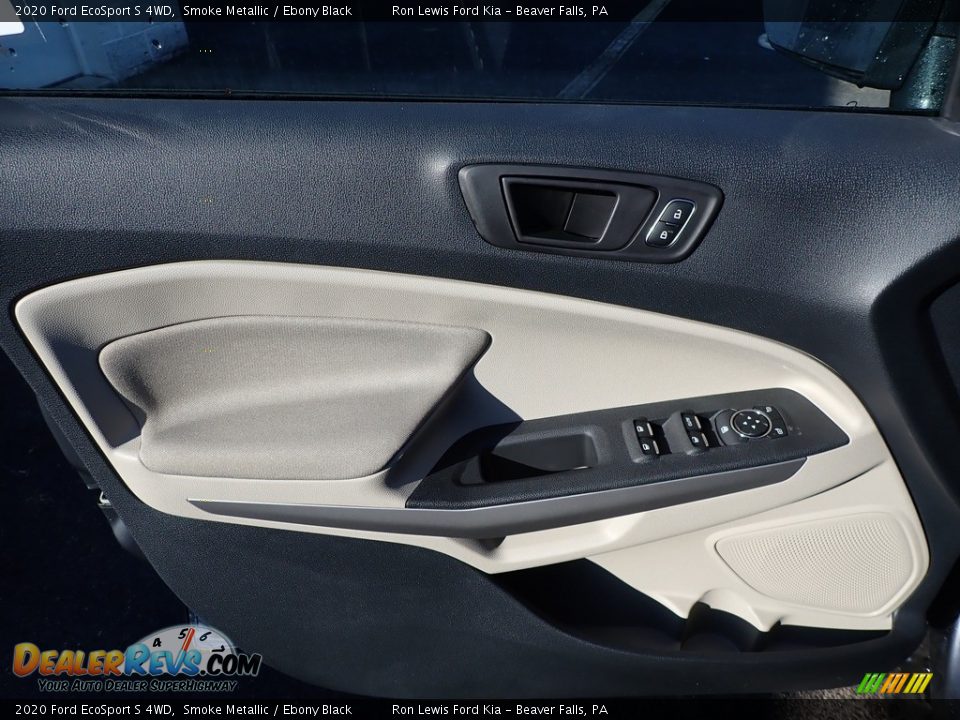 2020 Ford EcoSport S 4WD Smoke Metallic / Ebony Black Photo #15