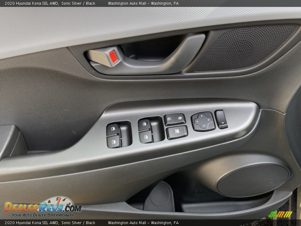 2020 Hyundai Kona SEL AWD Sonic Silver / Black Photo #10