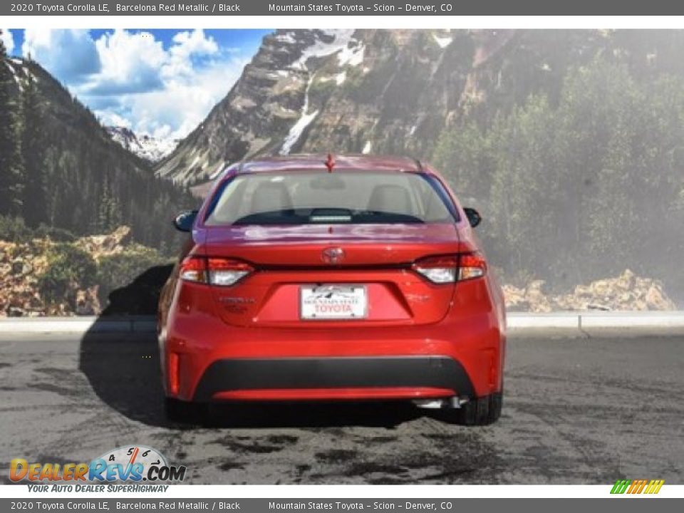 2020 Toyota Corolla LE Barcelona Red Metallic / Black Photo #4