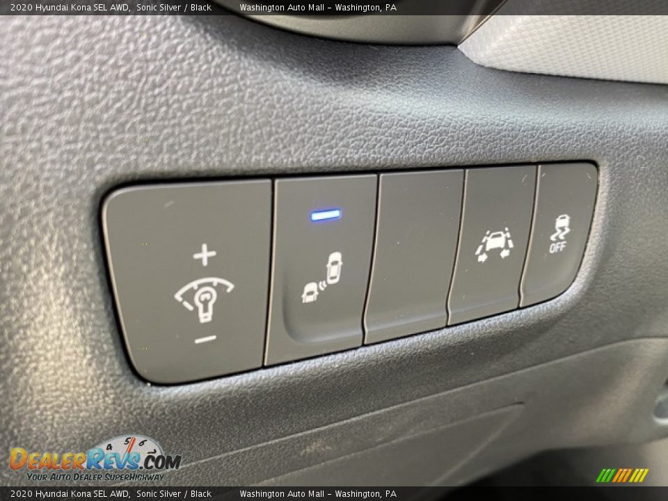 2020 Hyundai Kona SEL AWD Sonic Silver / Black Photo #11
