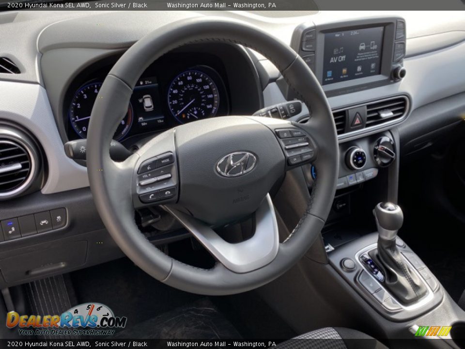 2020 Hyundai Kona SEL AWD Sonic Silver / Black Photo #12