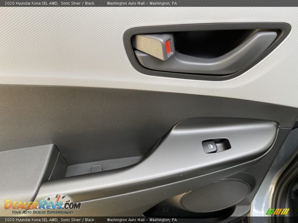 2020 Hyundai Kona SEL AWD Sonic Silver / Black Photo #15