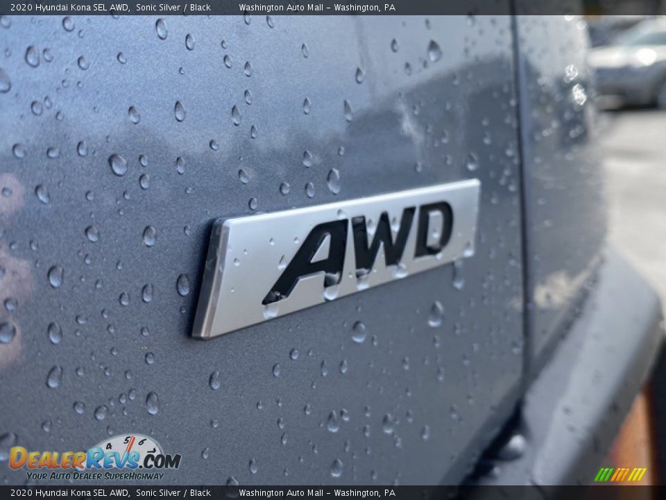 2020 Hyundai Kona SEL AWD Sonic Silver / Black Photo #20