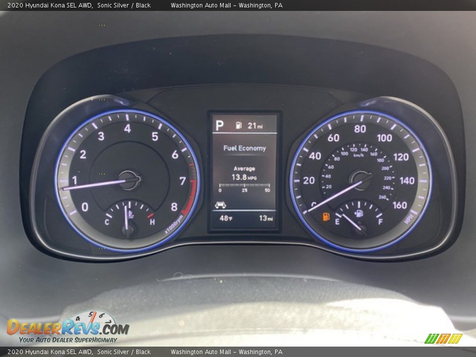 2020 Hyundai Kona SEL AWD Sonic Silver / Black Photo #24