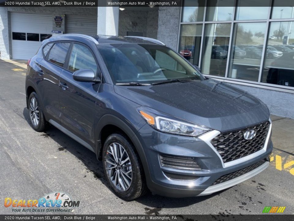 2020 Hyundai Tucson SEL AWD Dusk Blue / Beige Photo #1