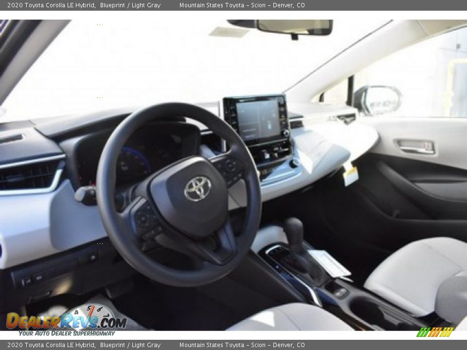 2020 Toyota Corolla LE Hybrid Blueprint / Light Gray Photo #5