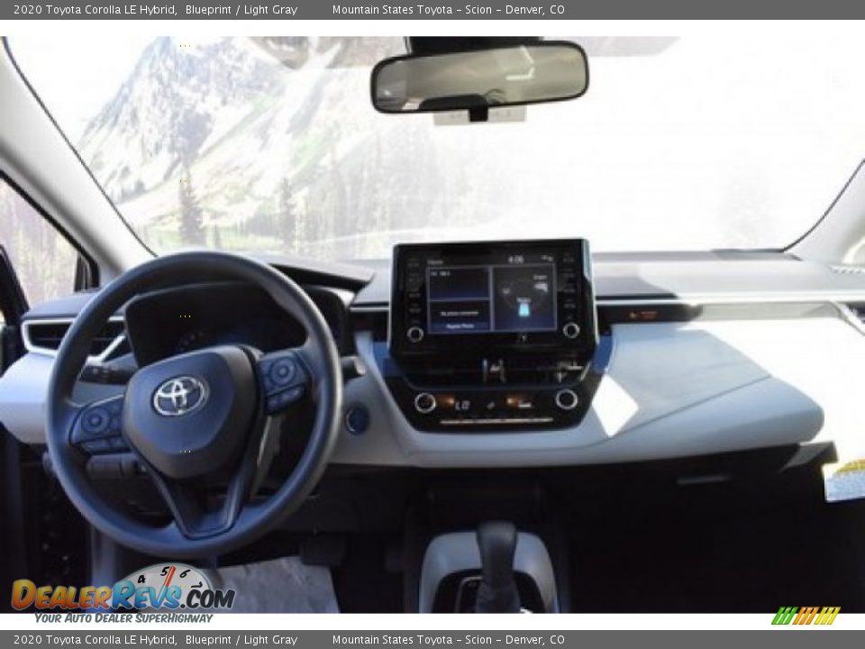 2020 Toyota Corolla LE Hybrid Blueprint / Light Gray Photo #7