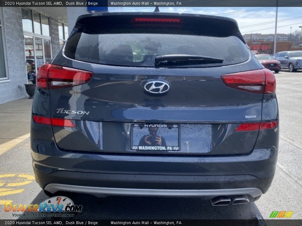 2020 Hyundai Tucson SEL AWD Dusk Blue / Beige Photo #4