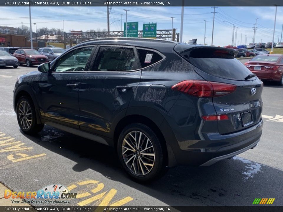 2020 Hyundai Tucson SEL AWD Dusk Blue / Beige Photo #5