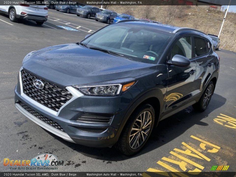 2020 Hyundai Tucson SEL AWD Dusk Blue / Beige Photo #6