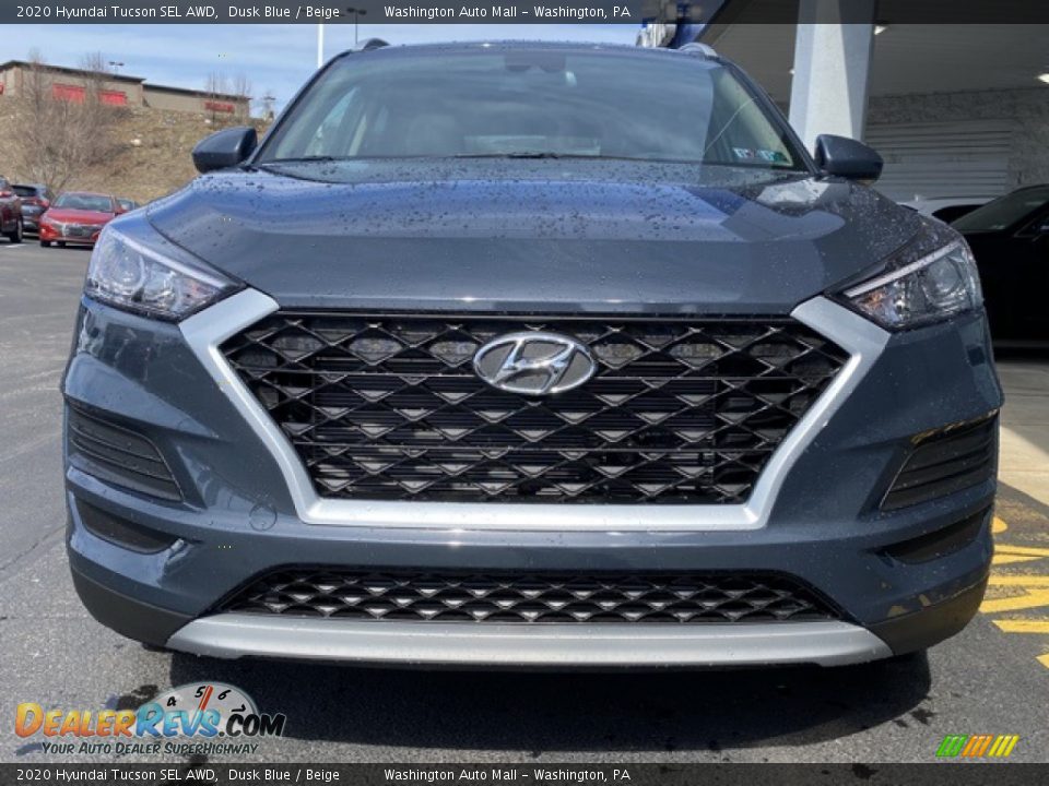 2020 Hyundai Tucson SEL AWD Dusk Blue / Beige Photo #7