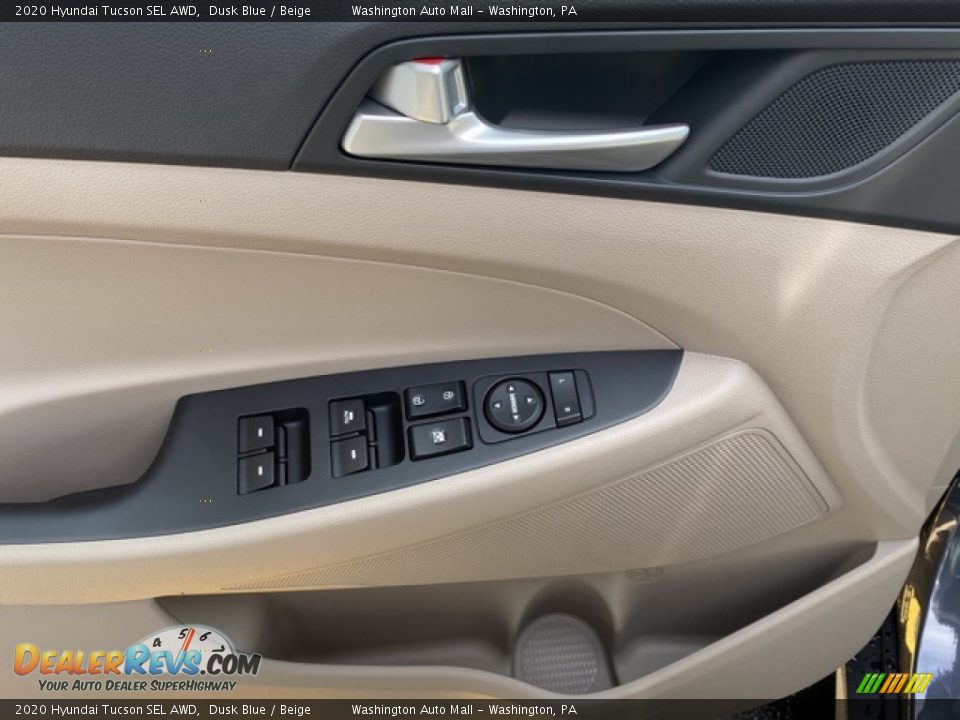 2020 Hyundai Tucson SEL AWD Dusk Blue / Beige Photo #10