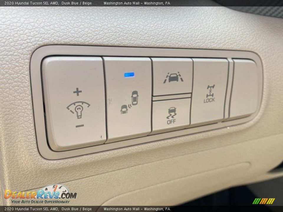 2020 Hyundai Tucson SEL AWD Dusk Blue / Beige Photo #11
