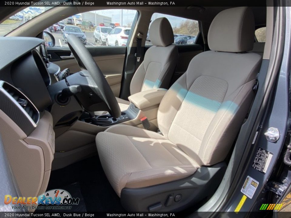 2020 Hyundai Tucson SEL AWD Dusk Blue / Beige Photo #13